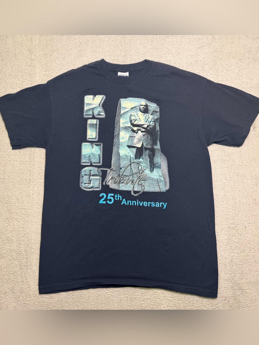 Martin Luther King Jr Memorial Tribute Tee Adult M 25th Anniversary MLK Graphic